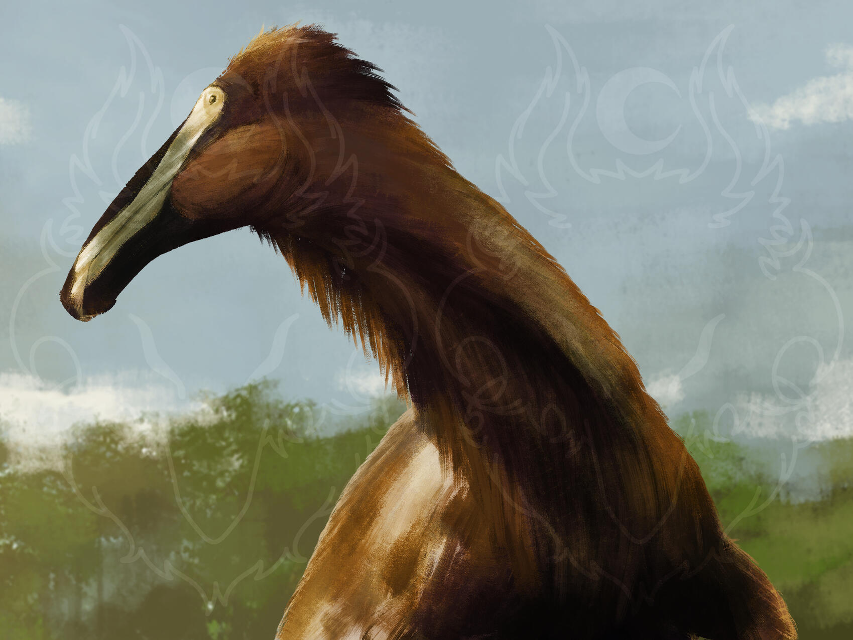 dinosaur study, full render