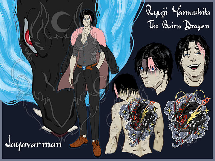 reference sheet, colored flats