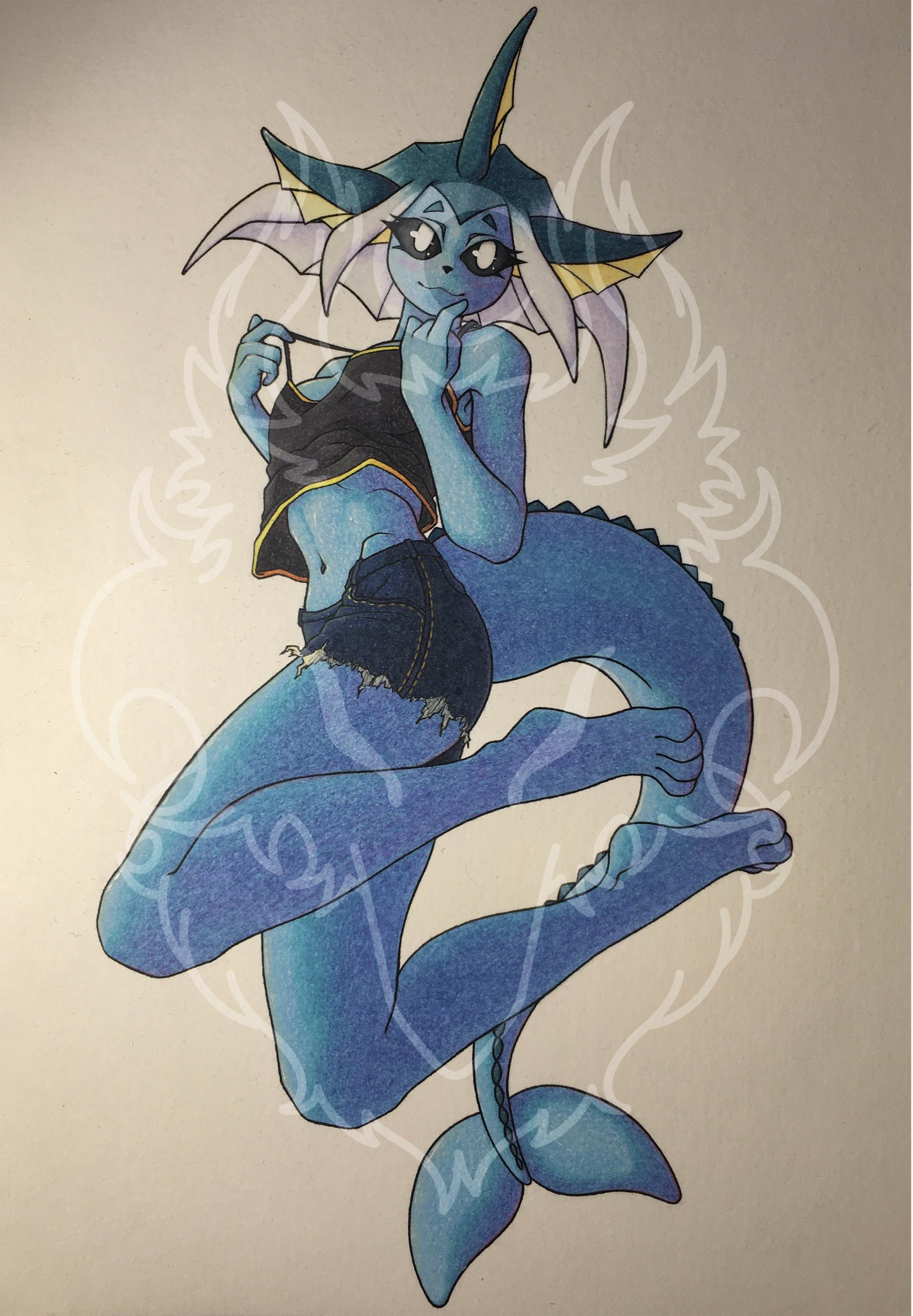 fanart (RilexLenov on twitter), colored pencils