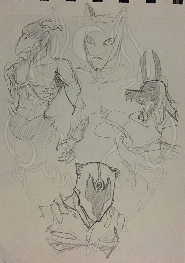 characters art (JoJo's Bizarre Adventure)